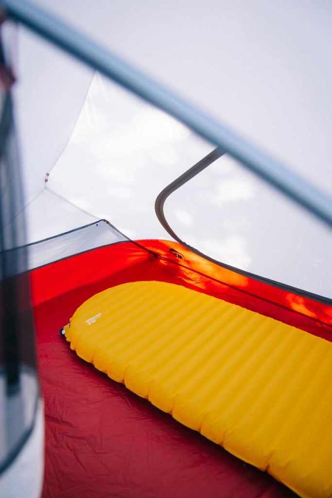 Les matelas Thermarest et mes conseils utilisation. crédit photo : Clara Ferrand - blog Wildroad