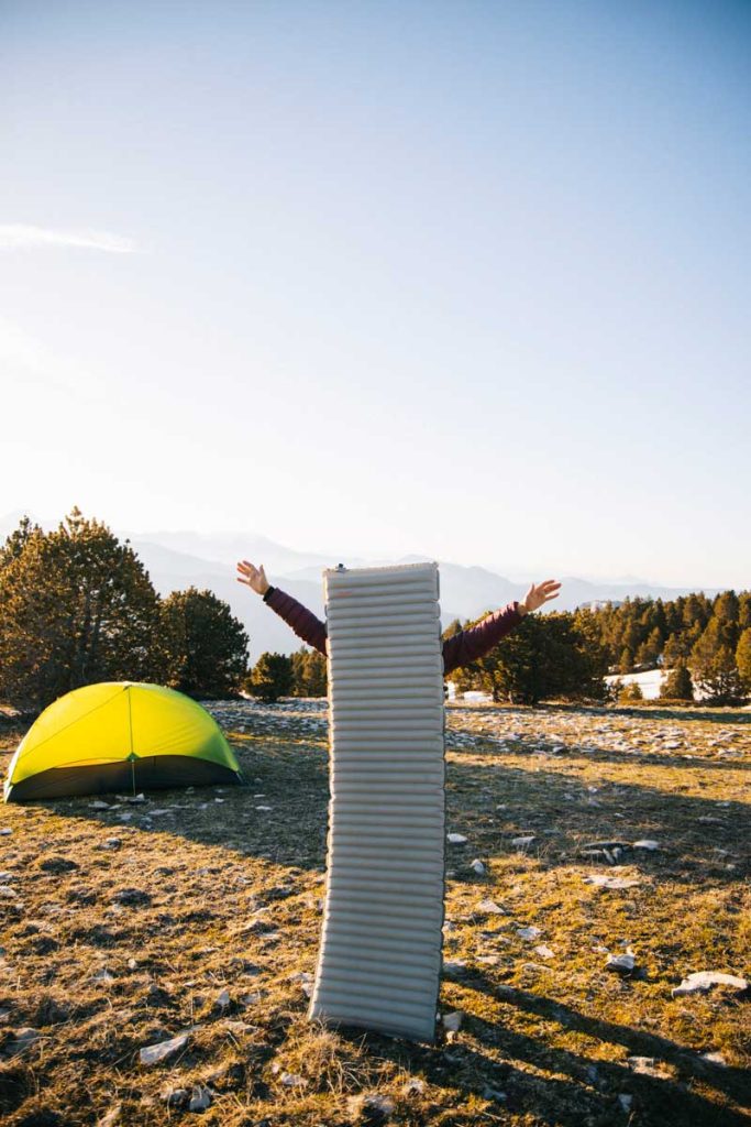 La forme MAX du Xtherm de la gamme Neoair. crédit photo : Clara Ferrand - blog Wildroad