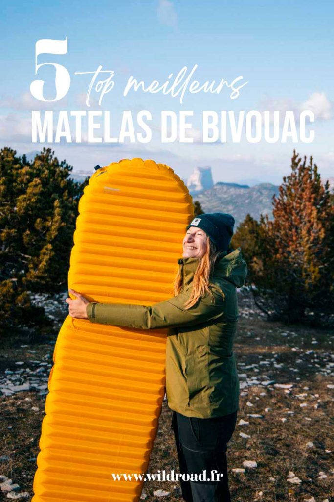 Le top 5 des meilleurs matelas randonnée de la marque Thermarest. crédit photo : Clara Ferrand - blog Wildroad #equipement #bivouac #camping #matelasgonflable