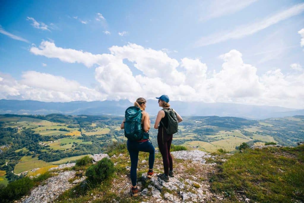 La randonnée de la montagne Saint-Maurice dans la Drôme. crédit photo : Clara Ferrand -blog Wildroad