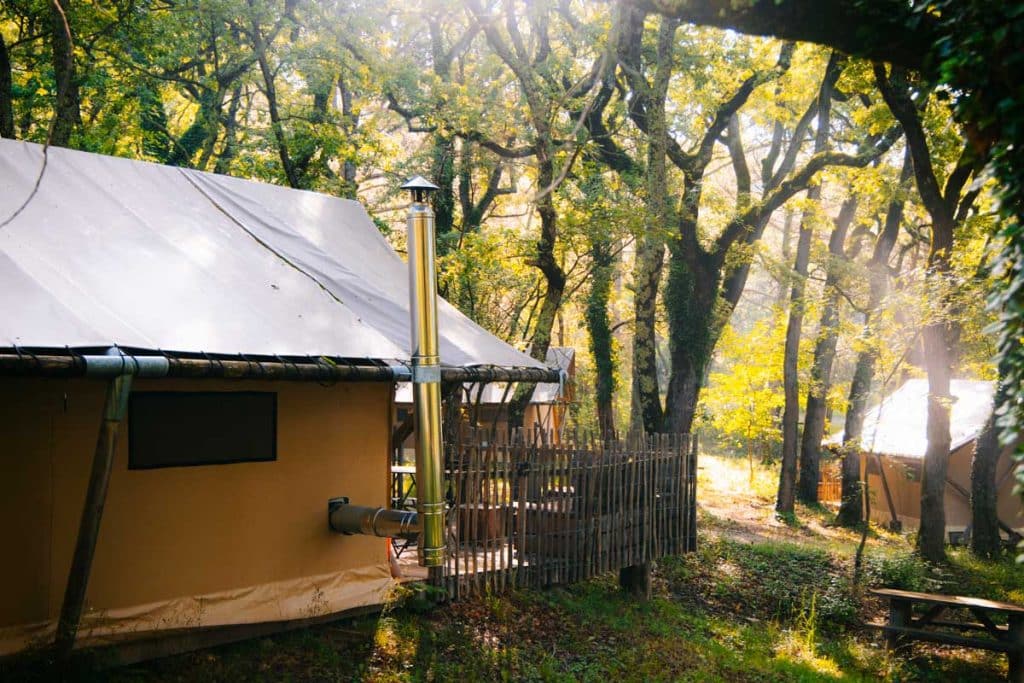 Les villages Huttopia dans les régions de France. crédit photo : Clara Ferrand - blog Wildroad