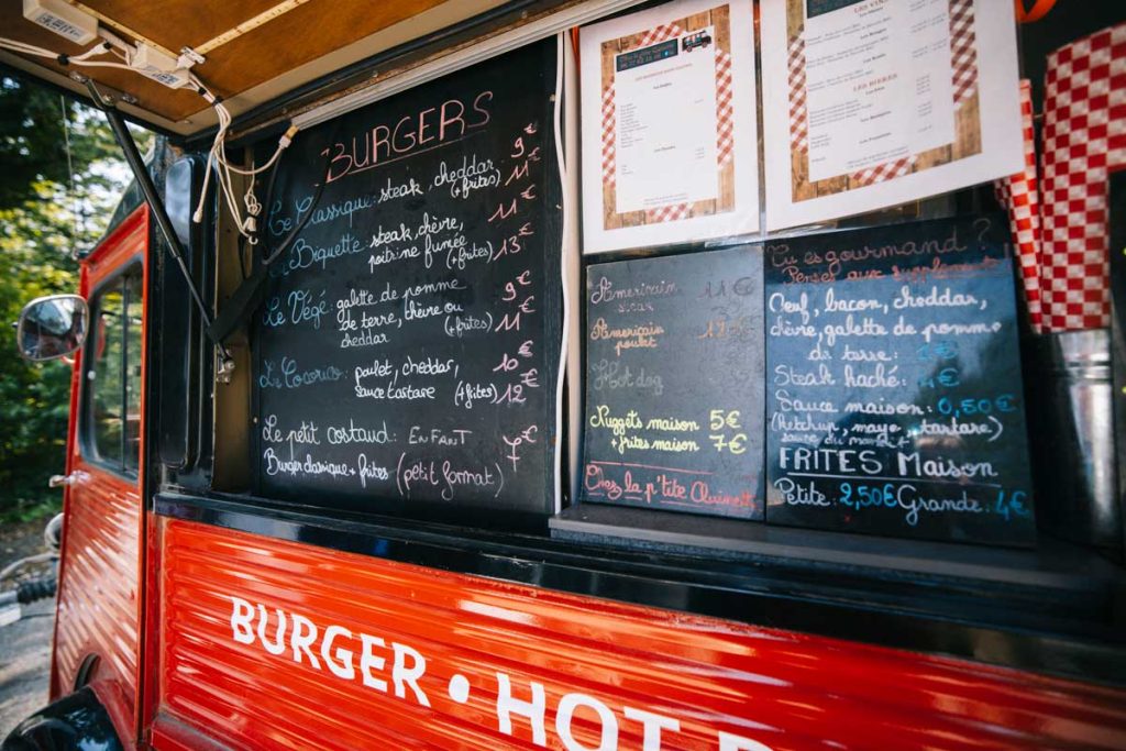 Le food truck de la petite Quinette. crédit photo: Clara FERRAND - blog Wildroad