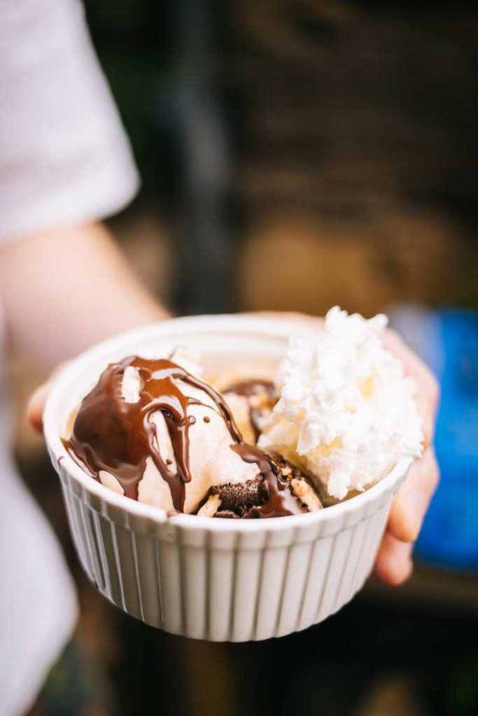 Les glaces artisanales de la ferme de Beausoleil. crédit photo : Clara Ferrand - blog Wildroad