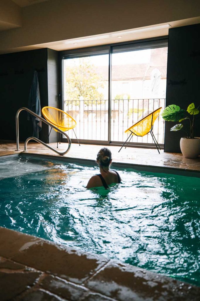 Un hébergement spa au départ de la vallée du Lot. crédit photo : Clara FERRAND -Blog Wildroad