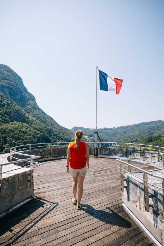 Patrimoine historique du Fort l'Écluse dans l'Ain. crédit photo : Clara FERRAND - blog Wildroad