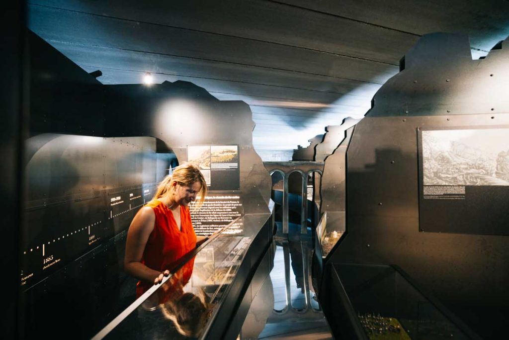 Visite guidée du musée de Fort l'Écluse dans l'Ain. crédit photo : Clara FERRAND -blog Wildroad