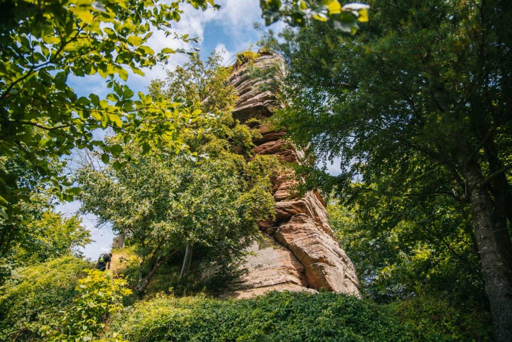Présentation du sentier de randonnée le GR53 dans le nord du massif des Vosges. crédit photo : Clara Ferrand - blog Wildroad