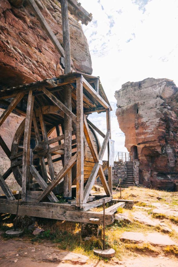 Le chateau medieval du Fleckenstein à visiter dans les Vosges du nord. crédit photo : Clara Ferrand - blog Wildroad