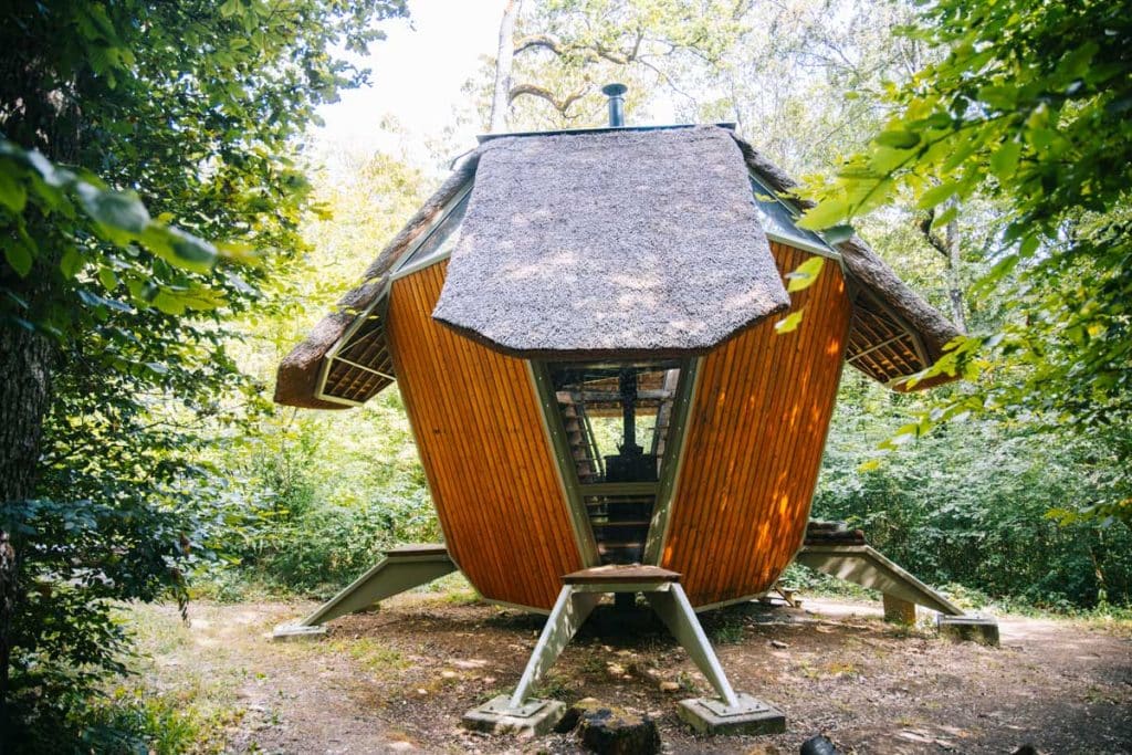 Les hébergements insolites des vents des foret : la noisette et le nichoir. crédit photo : Clara Ferrand - blog Wildroad