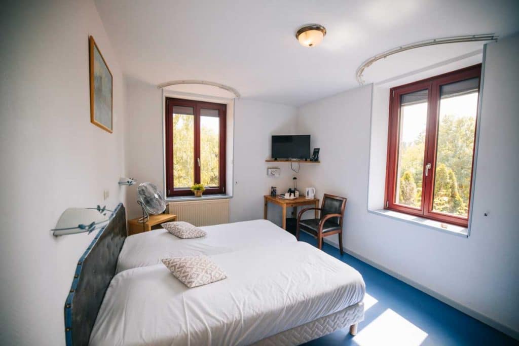 Hébergement dans la Meuse : l'hôtel du relais de Romainville.  crédit photo : Clara Ferrand - blog Wildroad