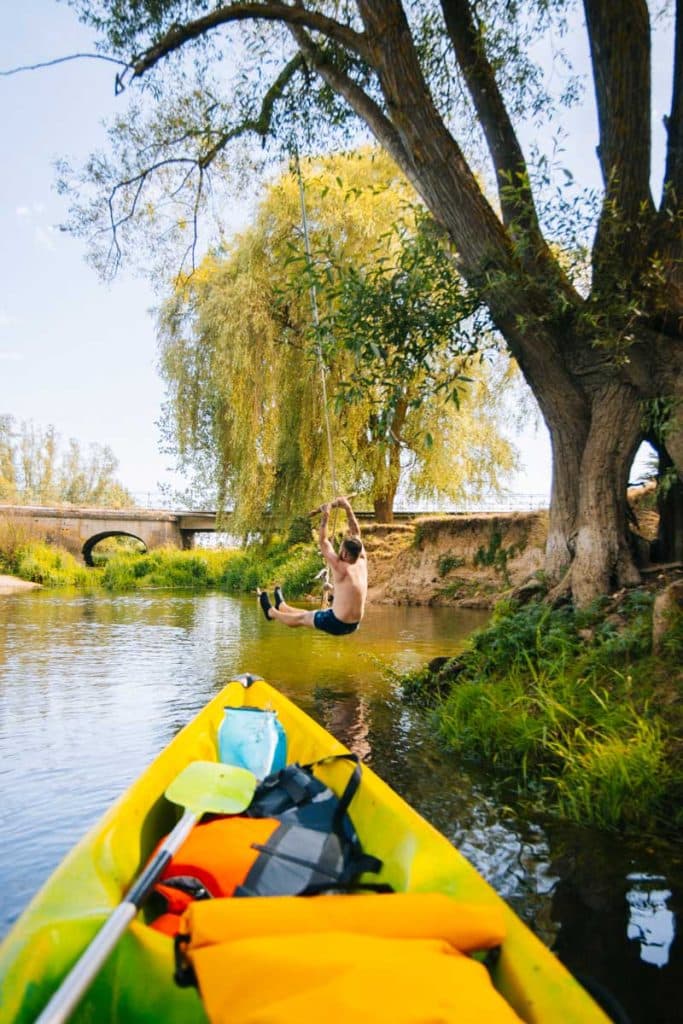Où se baigner dans le fleuve de la Meuse. crédit photo : Clara Ferrand - blog Wildroad