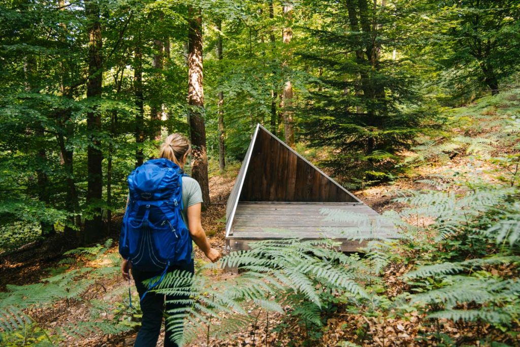 Où bivouaquer dans le massif des Vosges pendant une randonnée itinérante. crédit photo : Clara Ferrand - blog Wildroad