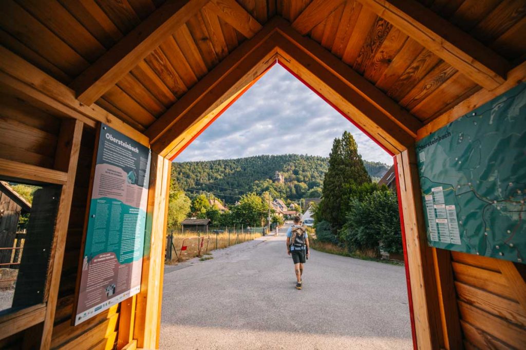 La üte des lavandiere dans le massif des Vosges dans le village d'Obersteinbach. crédit photo : Clara Ferrand - blog Wildroad