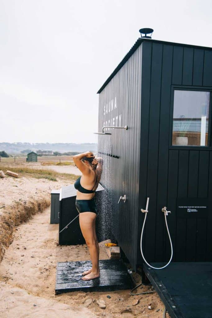 Activité incontournable : faire un sauna avec sauna Society. crédit photo : Clara Ferrand - blog Wildroad