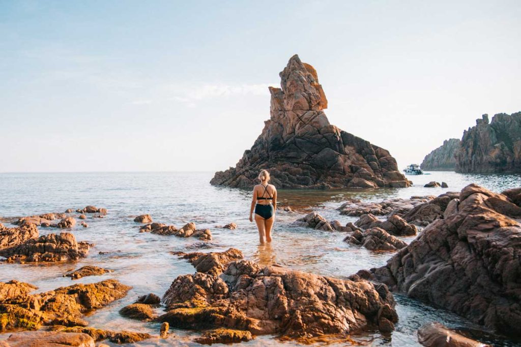 La plage de Beauport au sud ouest de Jersey. crédit photo : Clara Ferrand - blog Wildroad