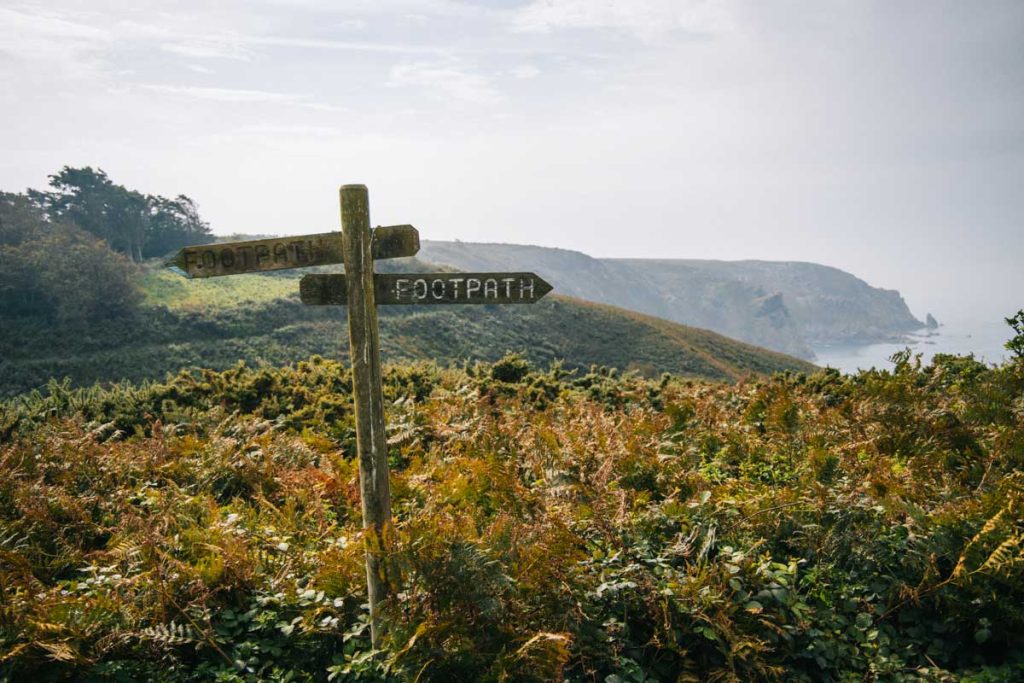 les chemins randonnee autour de l'île de Jersey. crédit photo : Clara Ferrand - blog Wildroad