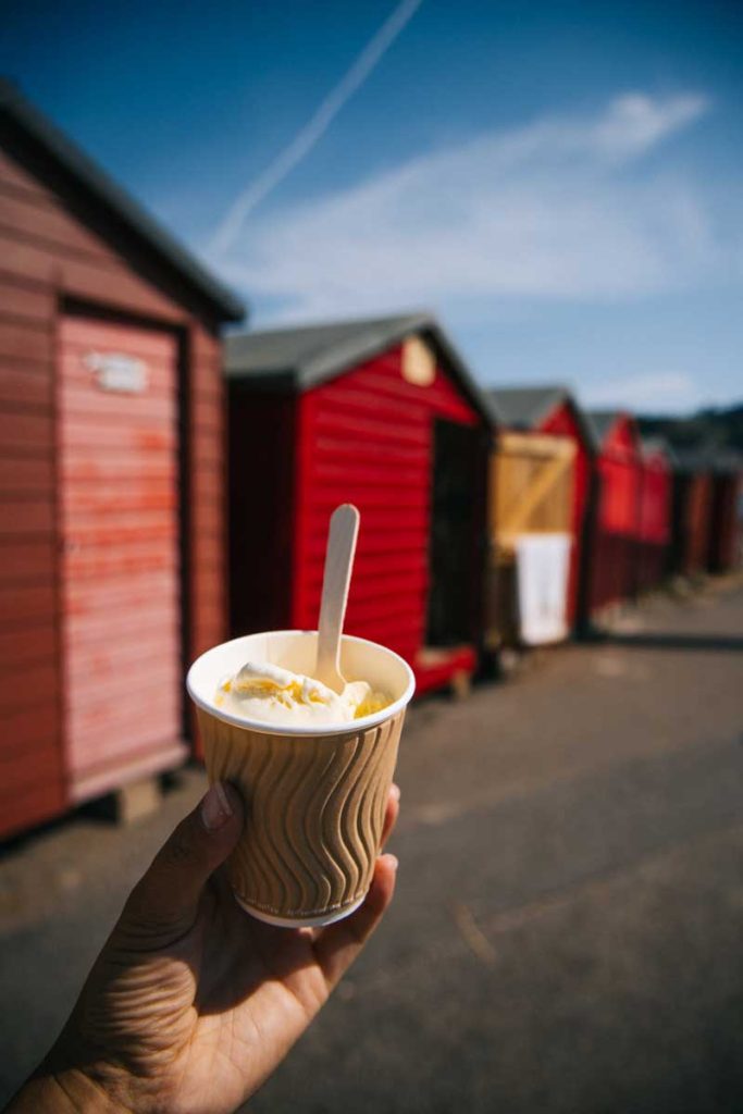La glace jersiaise avec le lait des vaches de l'ile. crédit photo : Clara Ferrand - blog Wildroad