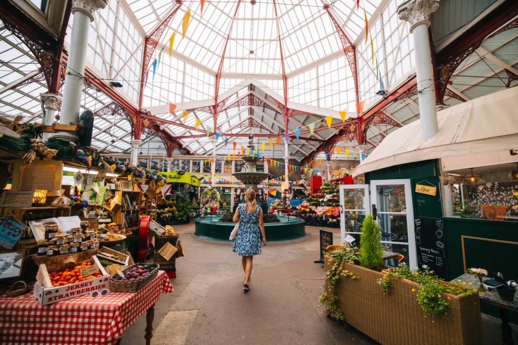 le central market de Saint-Hélier. crédit photo : Clara Ferrand - blog Wildroad