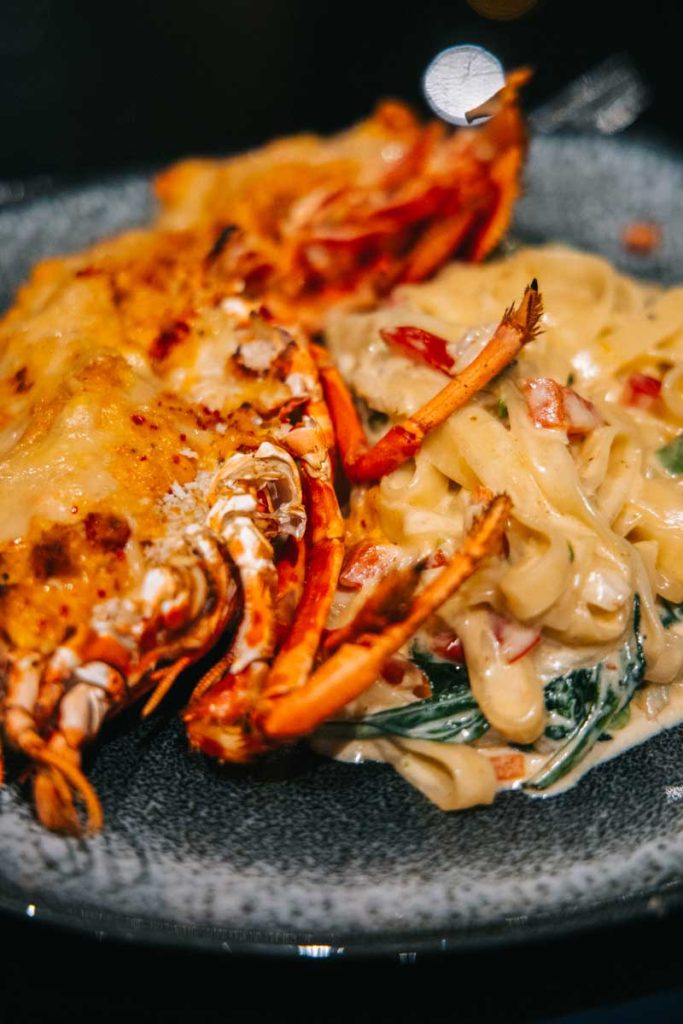Le homard jersiais de st Aubin. crédit photo : Clara Ferrand - blog Wildroad