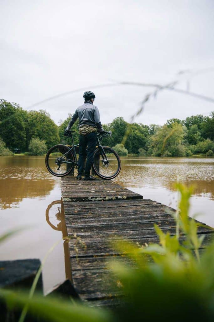 Un étang du pays d'Othe sur le Raid Bulles. crédit photo : Clara Ferrand - blog Wildroad