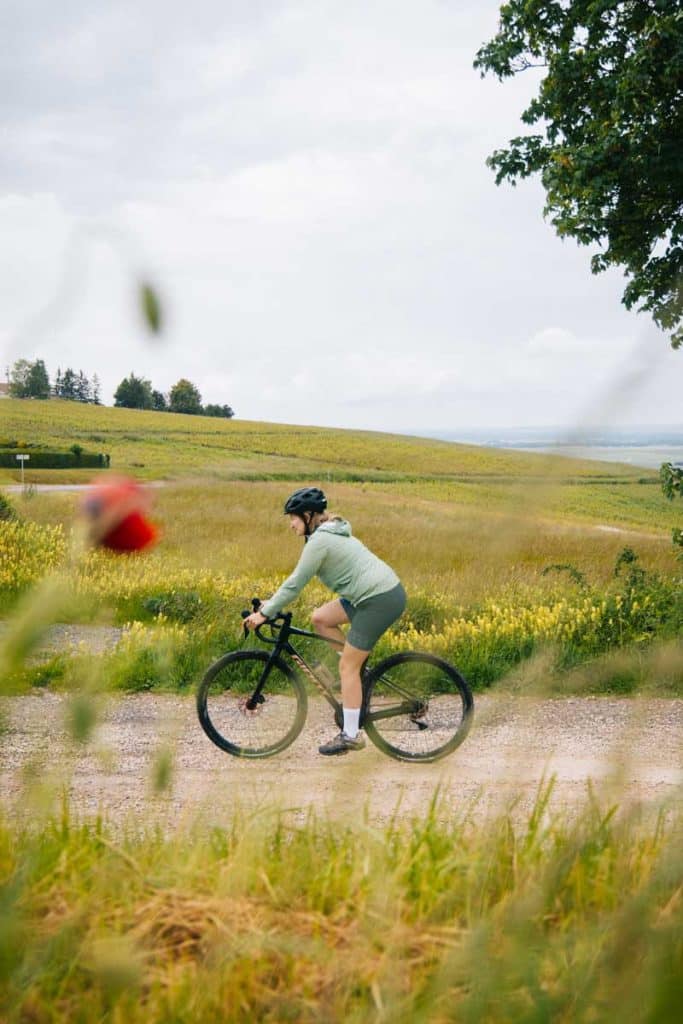 Un nouvel itinéraire Gravel dans l'Aube pour les pratiquants de vélo. crédit photo : Clara Ferrand - blog Wildroad