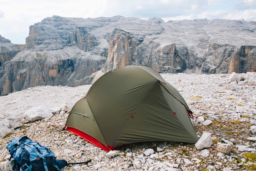 mon annecdote de trek avec la tente hubba hubba crédit photo : Clara FERRAND - blog Wildroad