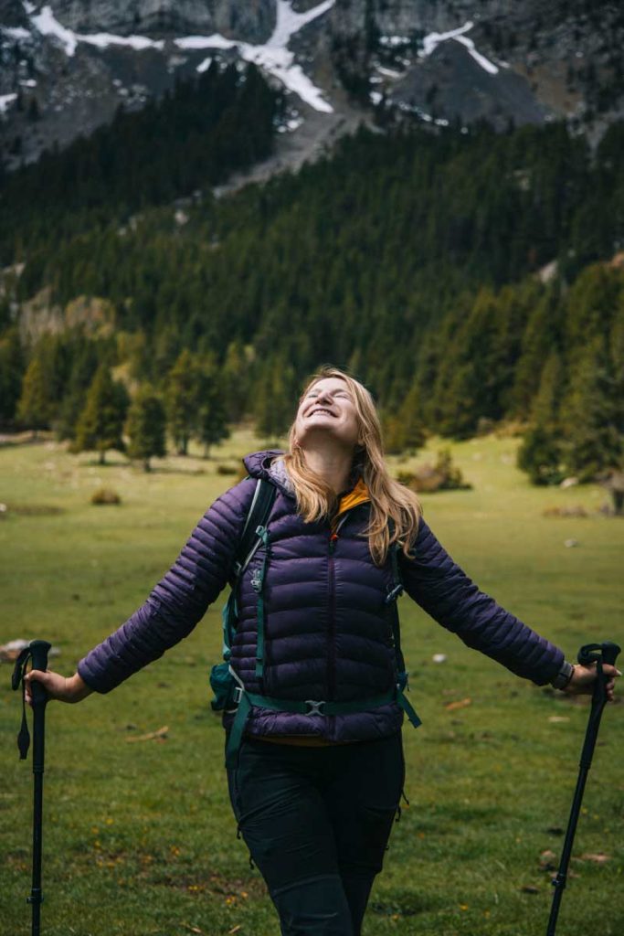 Application de randonnée Ma Rando pour trouver un itinéraire dans les Pyrénées de Catalogne. Credit Photo : Clara Ferrand - Blog Wildroad