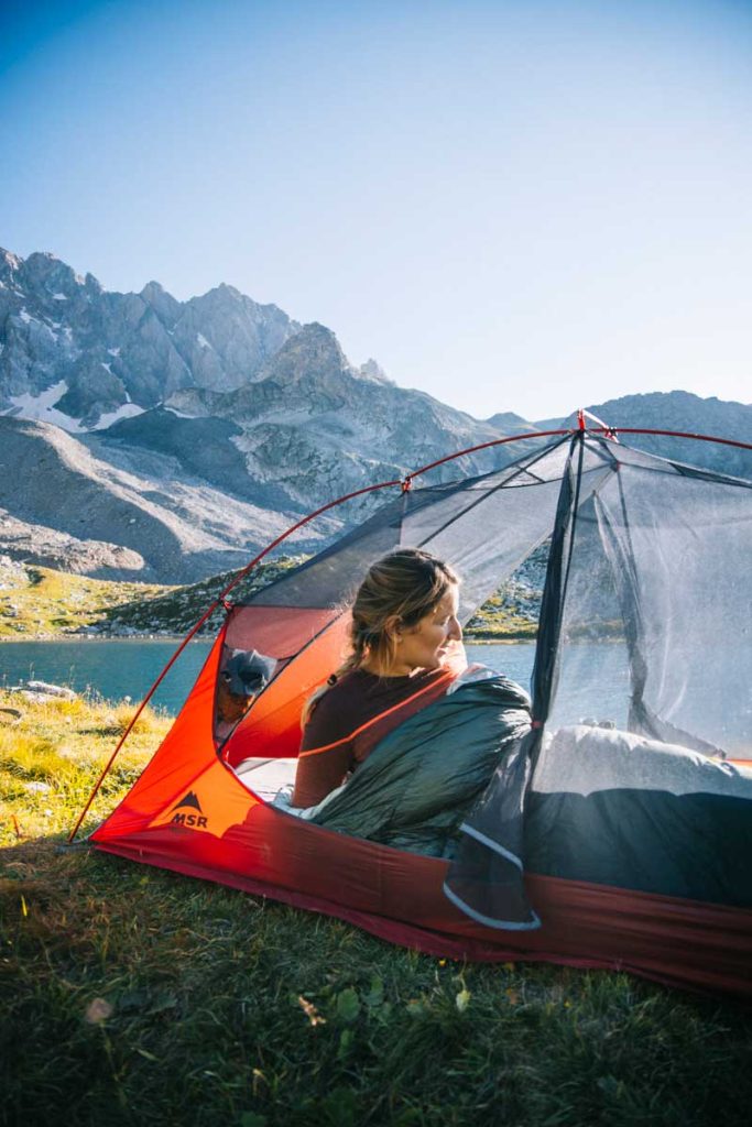 Le Duvet hyperion Therm-a-rest. crédit photo : Clara Ferrand - blog Wildroad