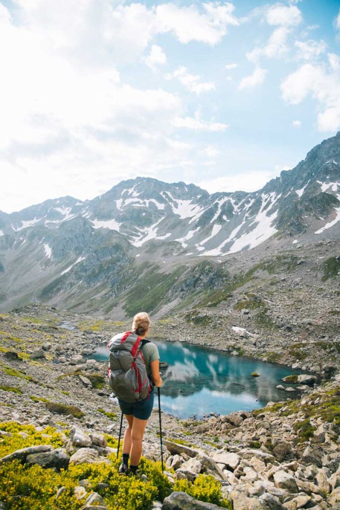 Mon experience de trek au lac moretan en belledonnes avec la MSR freelite. crédit photo : Clara FERRAND - blog Wildroad