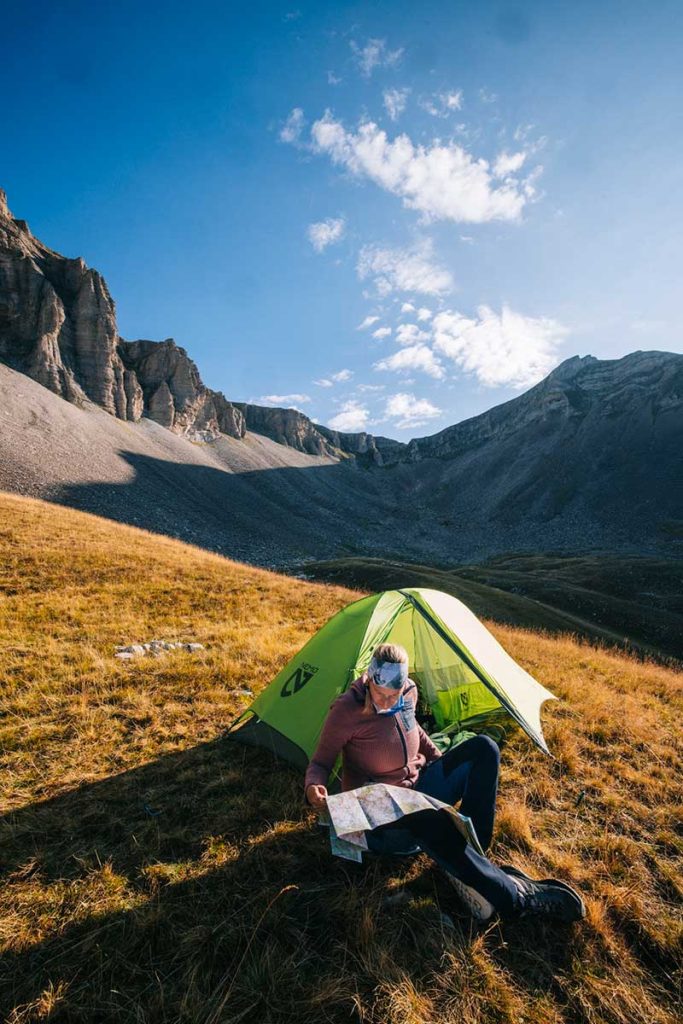 Le Devoluy pendant un trek pour découvrir les massifs des Alpes du sud