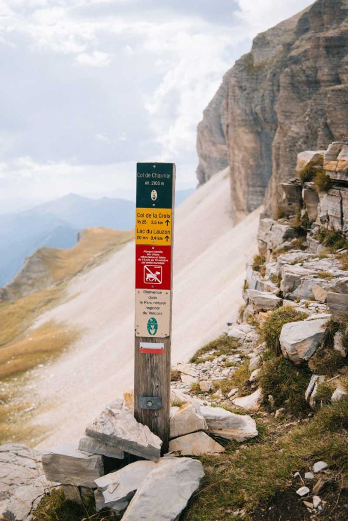 Le col de charnier dans le parc du vercors. credit photo : Clara Ferrand - blog wildroad