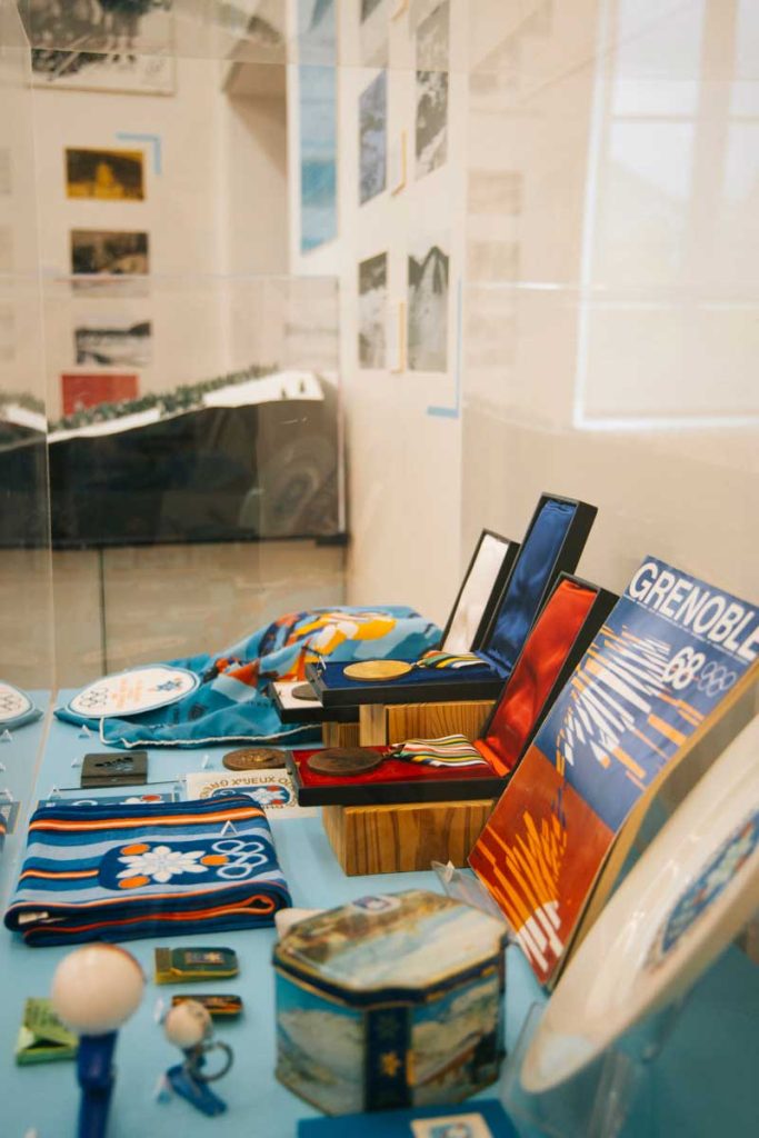 Un exposition sur les Jeux Olympiques à la Maison du Patrimoine de Villard. crédit photo : Clara Ferrand - blog Wildroad