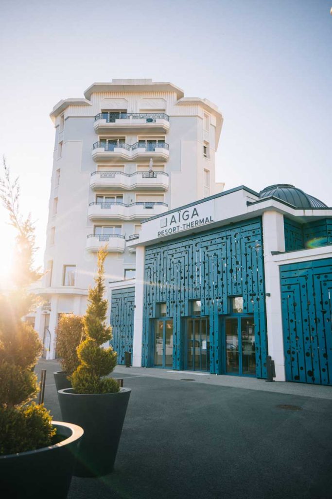l'hôtel et spa Aïga resort à Châtel-Guyon, pour un week-end bien-être autour de Clermont-Ferrand. Crédit photo : Clara Ferrand - blog Wildroad