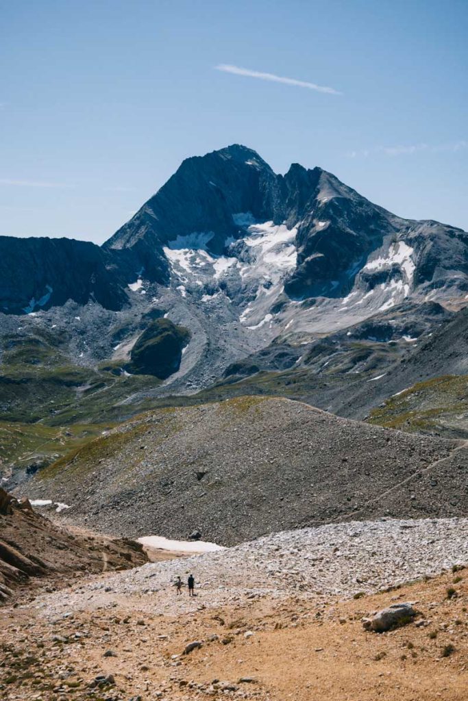 L"aiguille Peclet en Vanoise. Crédit photo : Clara Ferrand - blog Wildroad