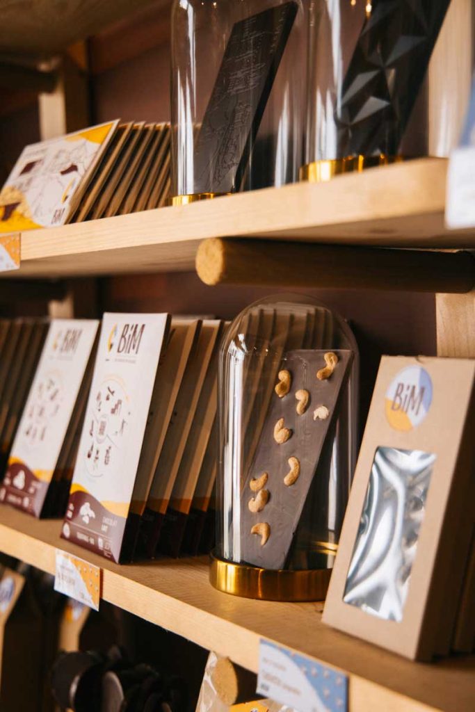Le chocolat de chez BIM artisan mayençais à Sainte-Suzanne. Crédit photo : Clara Ferrand - blog Wildroad