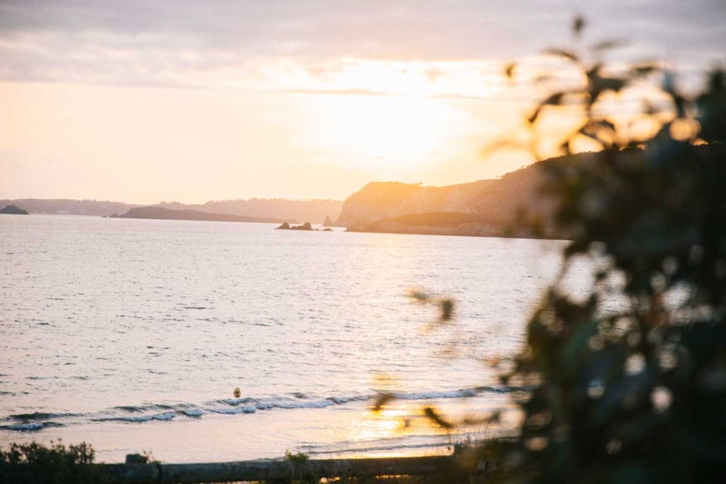 Le coucher de soleil telgruc-sur-mer