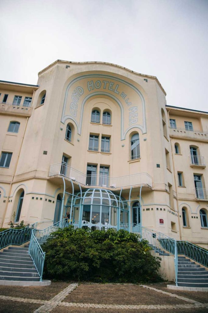 l'hotel de la mer à Morgat. crédit photo : Clara Ferrand - blog Wildroad