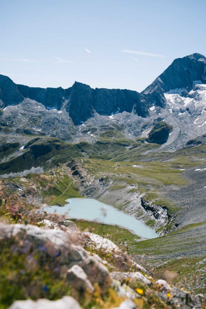 lac blanc refuge de Péclet poset. Crédit photo : Clara Ferrand - blog Wildroad