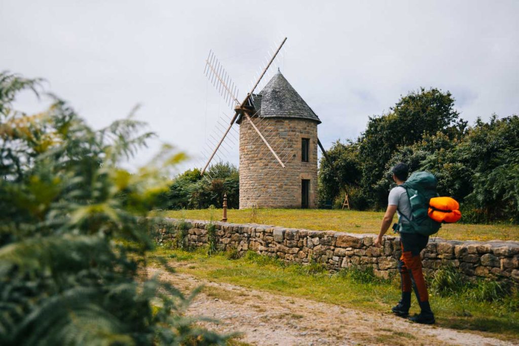 le moulin du seigneur sur la pointe de Roscanvel. crédit photo : Clara Ferrand - blog Wildroad