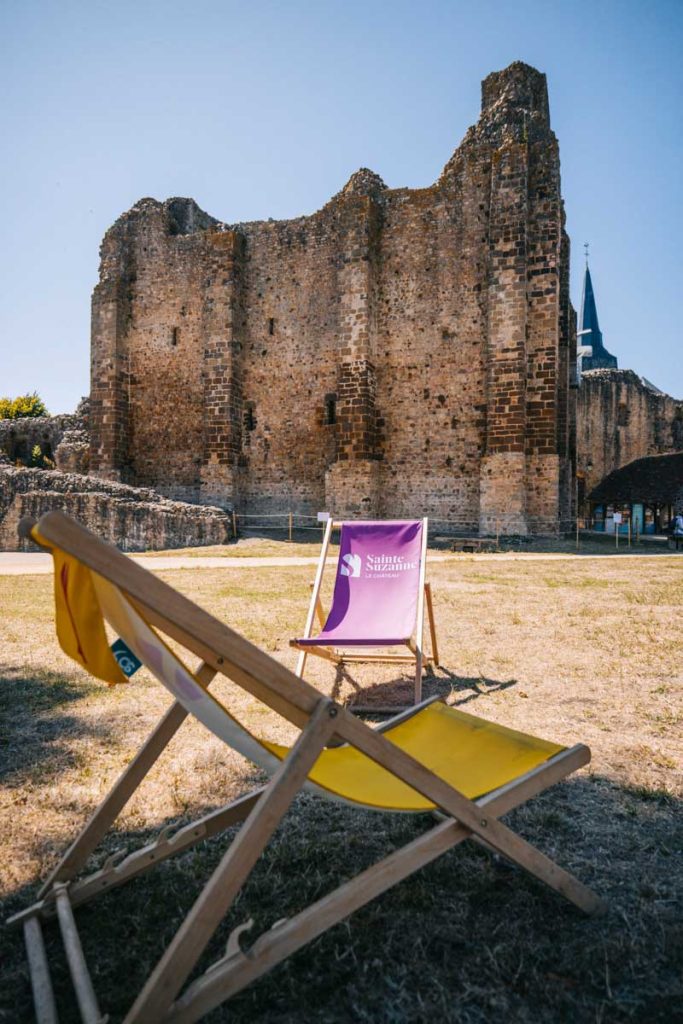 Que faire a saint suzanne : visite du château. Crédit photo : Clara Ferrand - blog Wildroad