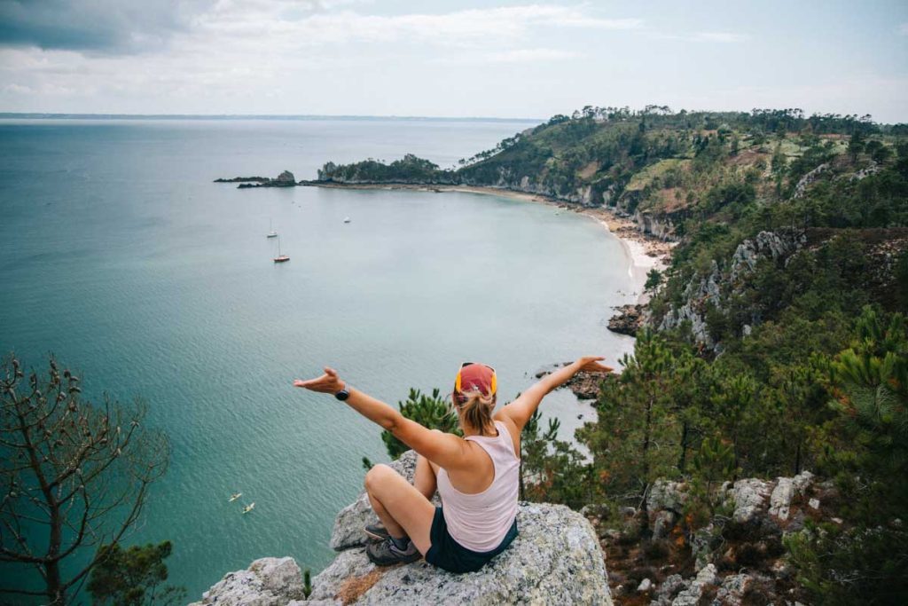 le racourcit de saint-hernot pour aller à Morgat. crédit photo : Clara Ferrand - blog Wildroad