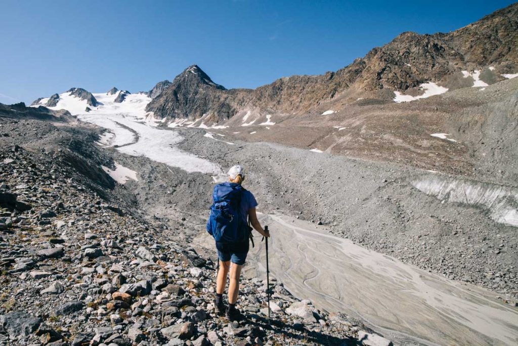2 jours de randonnée autour des lacs du mont Roua et au pied du glacier de Gébroulaz. Crédit photo : Clara Ferrand - blog Wildroad