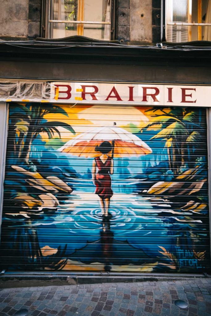 Le street art de quartier du Port à Clermont-Ferrand. Crédit photo : Clara Ferrand - blog Wildroad