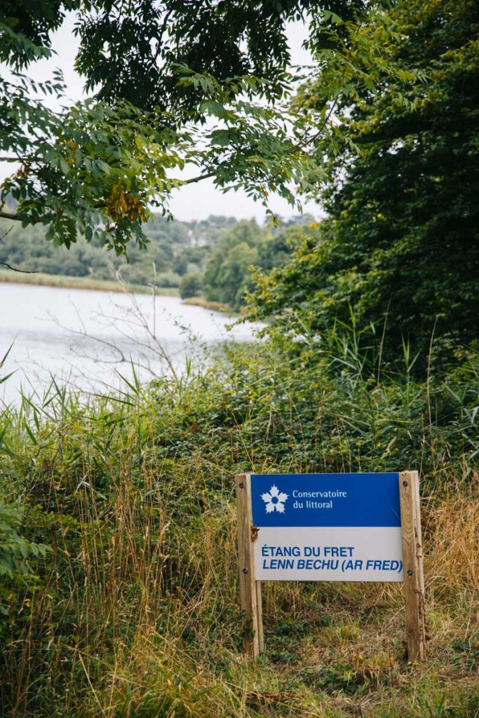 Le tour de la presqu'île Crozon GR34 : l'étang du Fret. crédit photo : Clara Ferrand - blog Wildroad