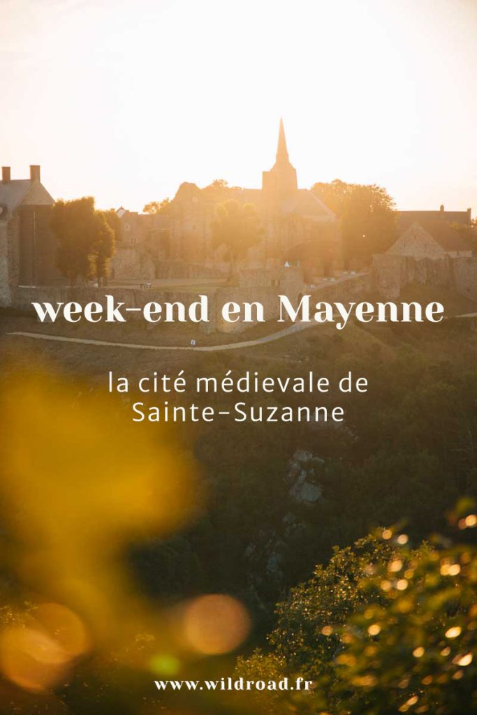 Week-end en Mayenne : visiter la cité médiévale de Sainte-Suzanne. crédit photo : Clara Ferrand - blog Wildroad.