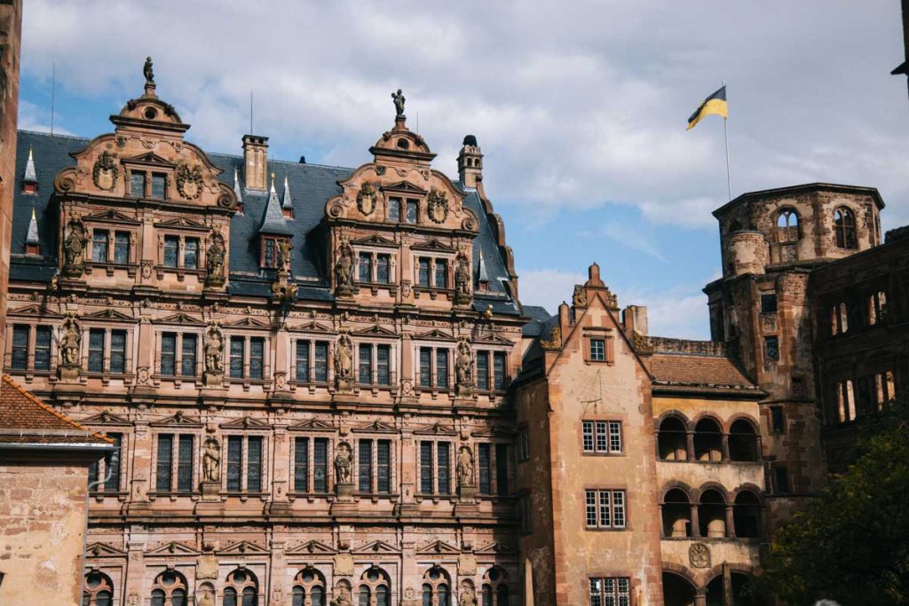 Le château d'Heidelberg, ruines romantique et gothique. crédit photo. : Clara Ferrand - blog Wildroad