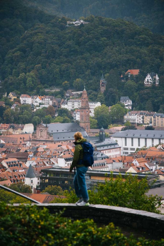 La philosopher walk, une balade romantique à Heidelberg. crédit photo. : Clara Ferrand - blog Wildroad