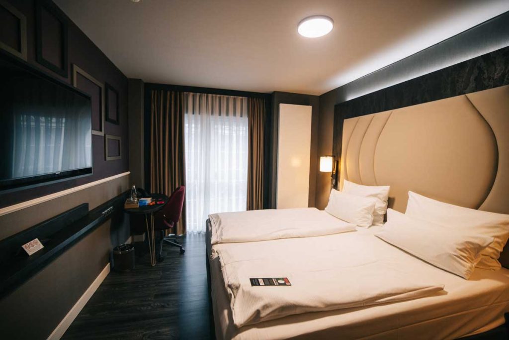 Le premium plaza hôtel pour dormir à Heidelberg. crédit photo. : Clara Ferrand - blog Wildroad