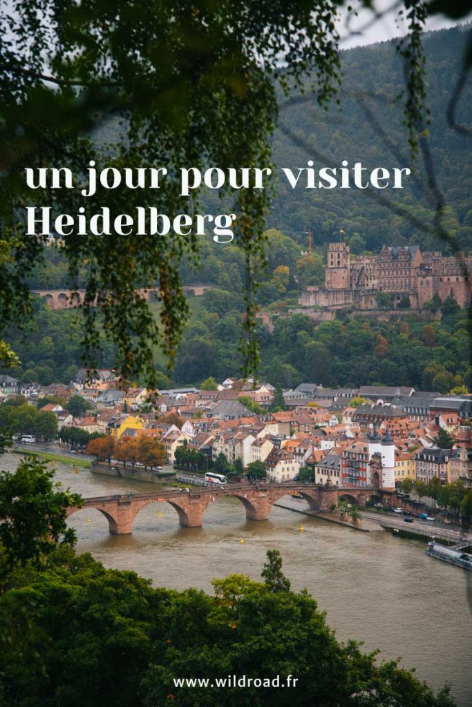 Un jour pour visiter Heidelberg, une ville romantique dans la vallée du Neckar en Allemagne. crédit photo : Clara Ferrand - blog Wildroad