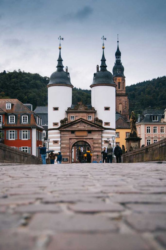 Le vieux pont à visiter lors d'un week-end à Heidelberg. crédit photo. : Clara Ferrand - blog Wildroad